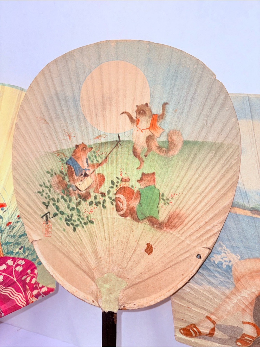 Vintage Japanese Fans - Picture 3 of 10